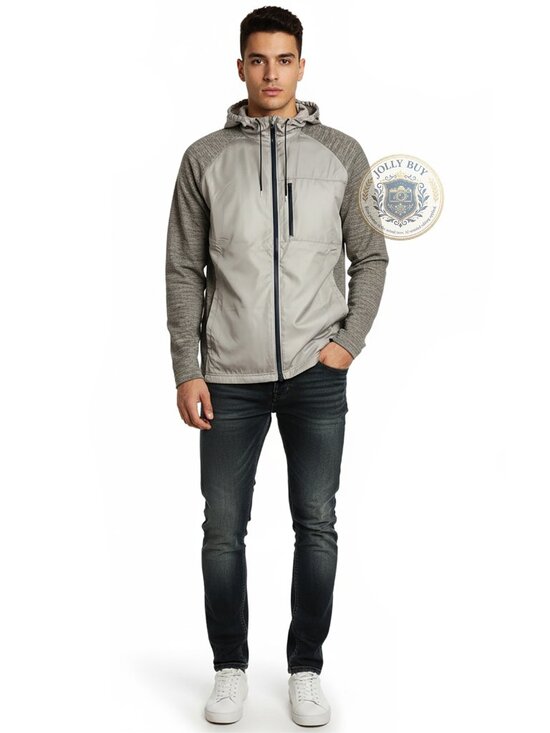 Under Armour Other - Under Armour Men's Jacket ColdGear Hooded Charleston Gray Colorblock Size 2XL